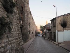 Walking along the Theodosian walls