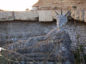 A statue in Ostia